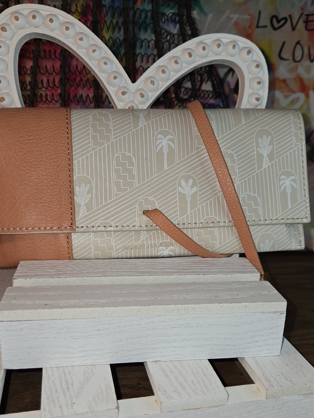 Women’s  Wallet - Beige and Tan